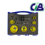 Jogo de sera copo bi-metal 9Pçs - CB TOOLS