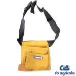 Cinto para ferramentas de couro com 5 bolso - CB TOOLS - Imagem 2