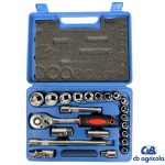 Jogo pito sextavado  1/2" de 10 A 32MM - 22PCS - CB TOOLS