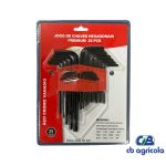 Jogo de chaves hexagonais premium 25pc - CB TOOLS
